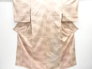 アンティーク　暈し柄織り出し手織り紬着物